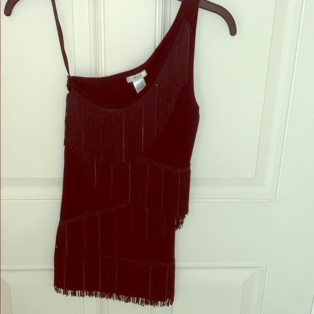 ONE SHOULDER TOP FROM CACHE SIZE XS